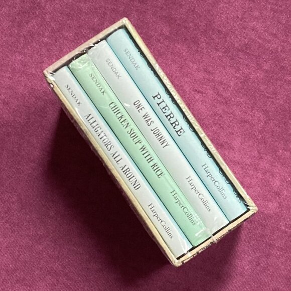 Nutshell Library: 4 Maurice Sendak Books in Mini Box Set. Chicken Soup... SEALED - Picture 1 of 4